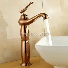 Латунь Смесители для кухни розовое золото Ванная комната смеситель горячей и холодной смесителя rs312