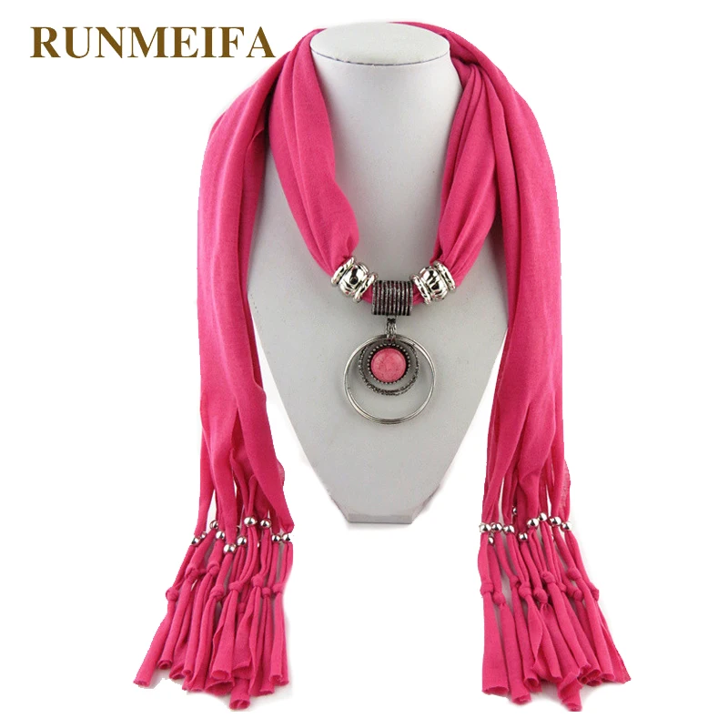 

Design fashion Pendant jewelry scarf women accessories scarfs Luxury brand jewelry scarf necklace Ring Scarves gifts in stock