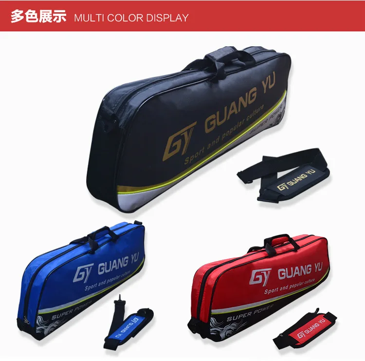 Профессиональная ракетка для бадминтона, сумка, 3 ракетки, Спортивная Многофункциональная прочная водонепроницаемая сумка на плечо, 72*8*25 см, Q1021CMC