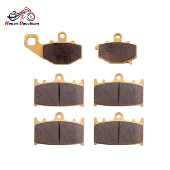 

3pair Motorcycle Part Brake Pads Disk For KAWASAKI ZR 400 Zephyr ZZR 600 ZX-6R ZZR 400 Front Rear Brake #d