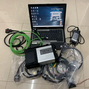 Billige MB Stern C5 SD Verbinden C5 V 12,2020 Software DAS/WIS/DTS Monaco/HHT Usfed Laptop D630 Für Mercedes Auto Und Lkw Diagnose Werkzeug