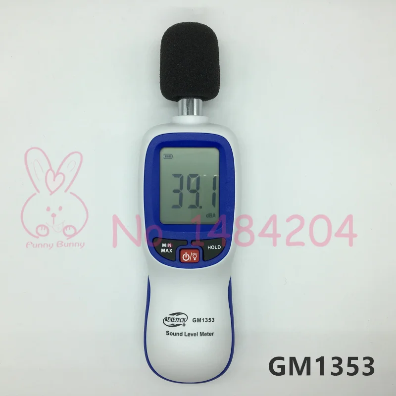 

Handheld Sound Level Meter GM1353 Benetech 30~130 dBA Noisemeter with Backlight