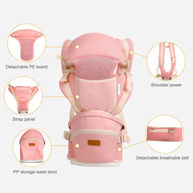Ibelibaby Детские переноски мягкая удобная сумка Колыбель для новорожденного ортопедический рекомендуемый кенгуру сумка Хипсит(пояс для ношения ребенка) дорожные аксессуары для малышей