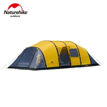 NatureHike 4 6 7 8 9 10 Person Huge Family Party Base Hiking Travel Cycling Mountaineering Relief Beach Outdoor Camping Tent