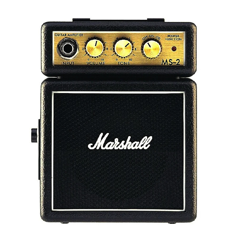 Marshall MS2 Mini Guitar Speaker Guitar Accessories Palm