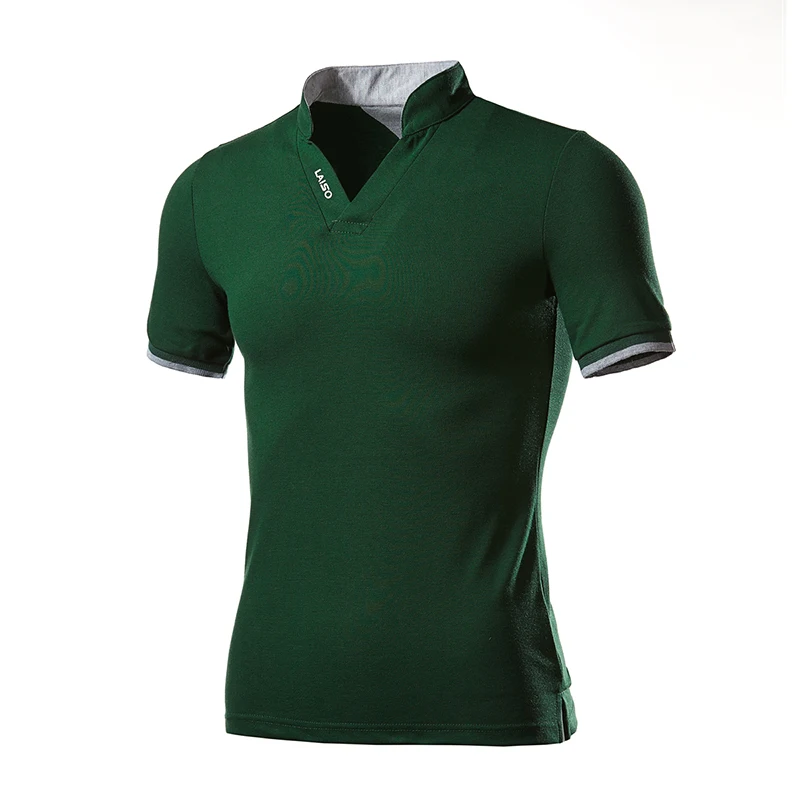 

Men Summer Camisa Polo Short Sleeve Polo Shirt Breathable Tees S-5XL