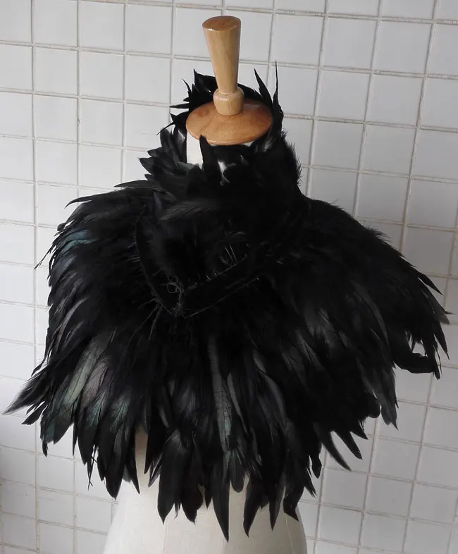 

gorgeous rooster coque feather cape # FC650