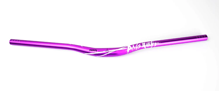 purple mountain bike handlebars