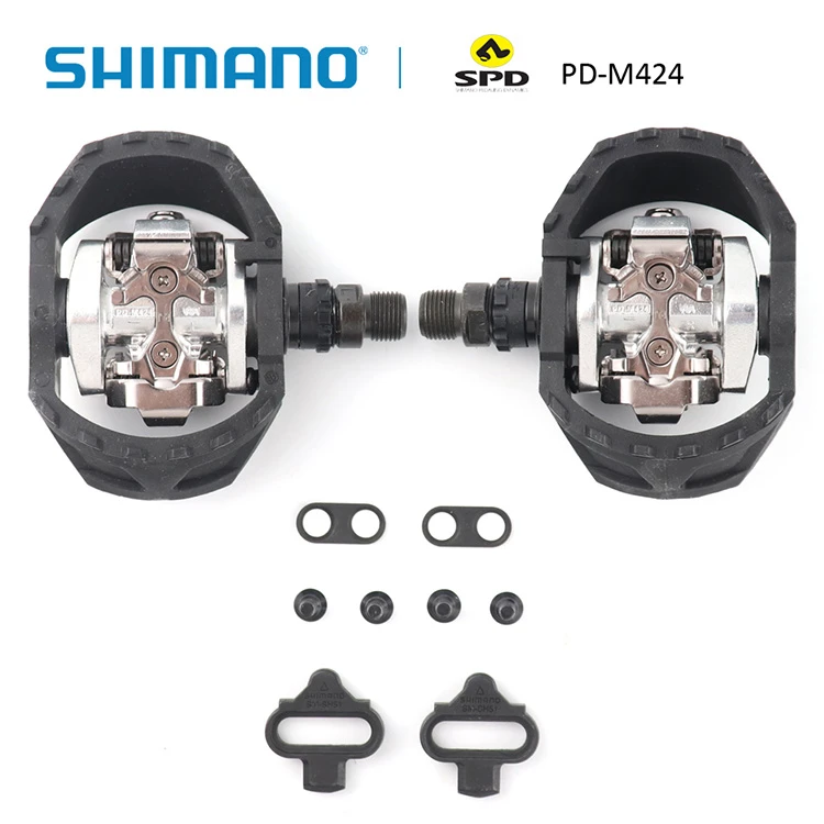Bliv ved skab stramt Shimano Pd-m424 Spd Pedal - Bicycle Pedal - AliExpress