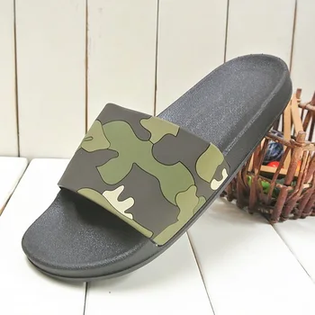 

Man's Shoes PVC Sole Rubber Slippers Indoor Mixed Colors Comfortable Mans Footwear Fashion Camouflage Shoes Male Chaussure Homme