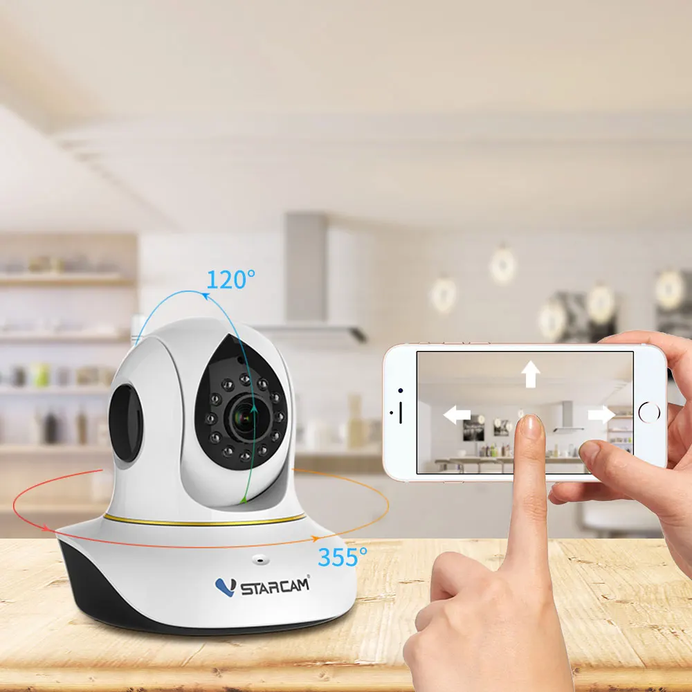 Беспроводная IP камера Vstarcam C38S 1080P Full HD Wi Fi ночное видение 2 МП|surveillance camera|wireless ippan tilt