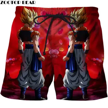 

Two Identical People Dragon Ball Anime Men Beach Shorts Watersport Casual Plage Shorts Male Quick Dry Drop Ship ZOOTOP BEAR