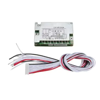

New Arrival 48V BMS 13S Li-ion Battery 30A Lithium Battery Protection Board Balance + Wire Board Module 70x45x15mm