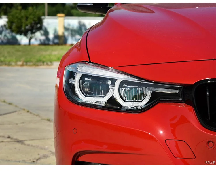 Icedriver для BMW 3 серии ангельские глазки F30 DRL RGB многоцветный светодиодный щит F31 F34 3 GT дневные ходовые огни красный синий Демон глаз