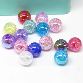 

Colorful Crack Flower Beads Components 16mm Pendants for jewelry making Materials Diy Earrings Beaded Hand Made Accessories