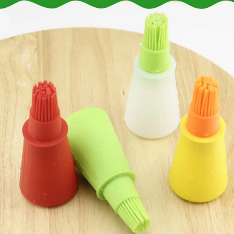 Пищевая силиконовая бутылка для масла шпатель барбекю соевый соус щетка ...