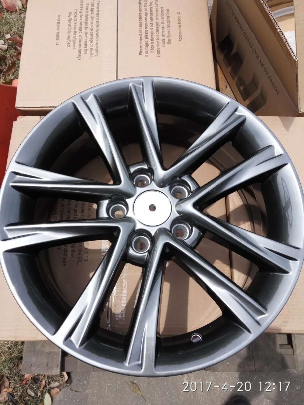 18 &quotGUNMETAL RX F спортивный стиль диски подходит для LEXUS + 40 мм ET 5X114 3 внедорожник