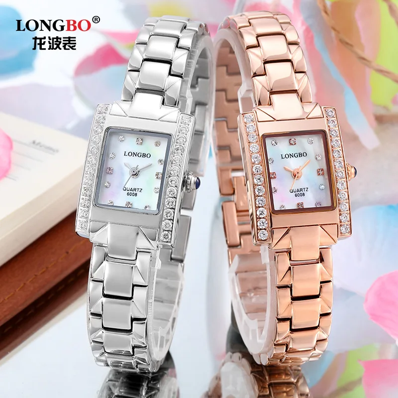Longbo luxury Brand Fashion Women Top Quality Lady Rose Gold Diamond Relogios Feminino Dress Clock Female Relojes Mujer Watches Longbo luxury Brand Fashion Women Top Quality Lady Rose Gold Diamond Relogios Feminino Dress Clock Female Relojes Mujer Watches