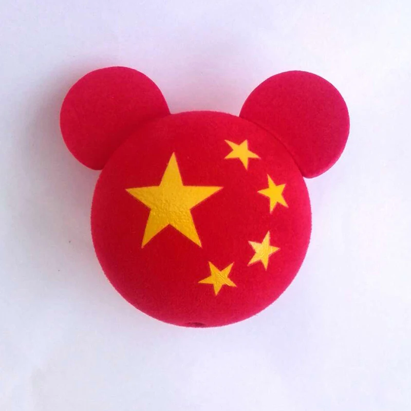 Black Mickey Head Beige Face Minnie Little Cute Adorable Cartoon Doll Antenna Balls EVA Aerial Toppers Decoration Roof Ornament - Название цвета: 09