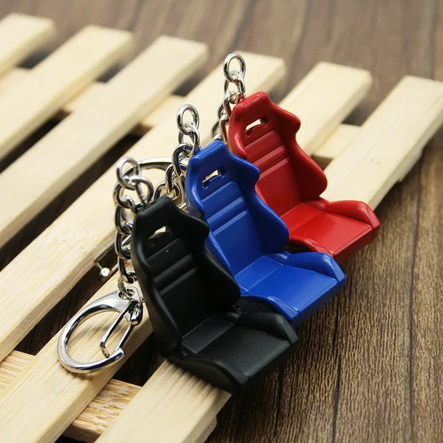 Buy Creative Auto Part Model Racing Seat Keychain Key Ring Key Ring Car Black