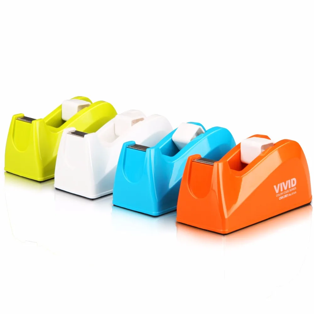 

1 Pc of Random Color Mini Tape Dispenser and Adhesive Tape Holder for School Stationery & Office Supply