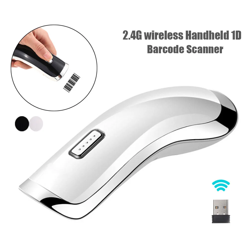 

New Hot New Style M2 Barcode Scanner 2.4G Wireless Handheld 1D 2D QR/QM USB Barcode Reader @88