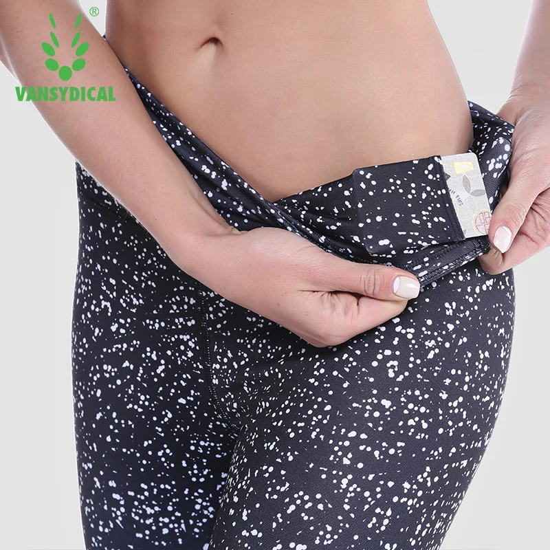 

Women Printed Yoga Pants High-waist Compression Running Tights Breathable Training Jogging Gym Sports Compression Leggings