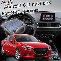 Android 6,0 gps окно навигации для Mazda 3 Axela с Carplay Зеркало Ссылка youtube google play видео интерфейс коробка waze яндекс