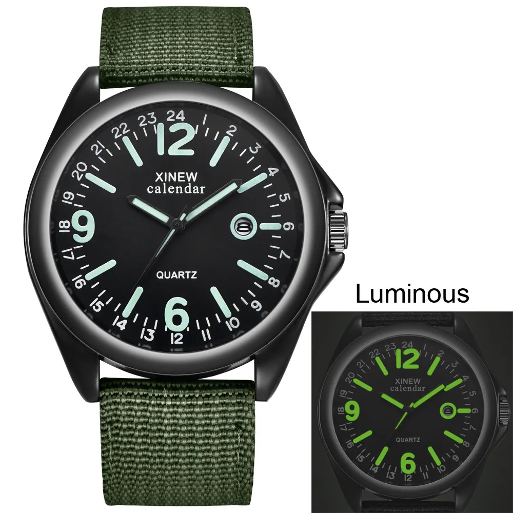 Военные мужские кварцевые армейские часы с черным циферблатом, роскошные спортивные наручные часы reloj hombre erkek kol saati часы