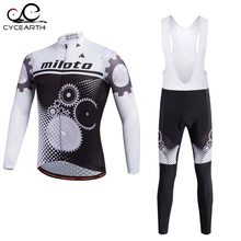 Miloto 2016 Cycling Jersey long Sleeve Bicycle Cycling Clothing Bike Wear Shirt sport Maillot Ropa Ciclismo Bib Pants Breathable