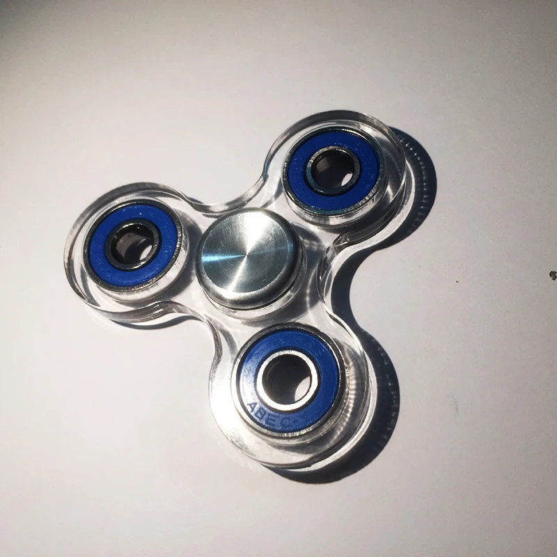 Непоседа счетчик прозрачный Spinner Непоседа игрушки пластик для развития рук Spinner акрил толще спирали палец Spinner Handspinner SL60