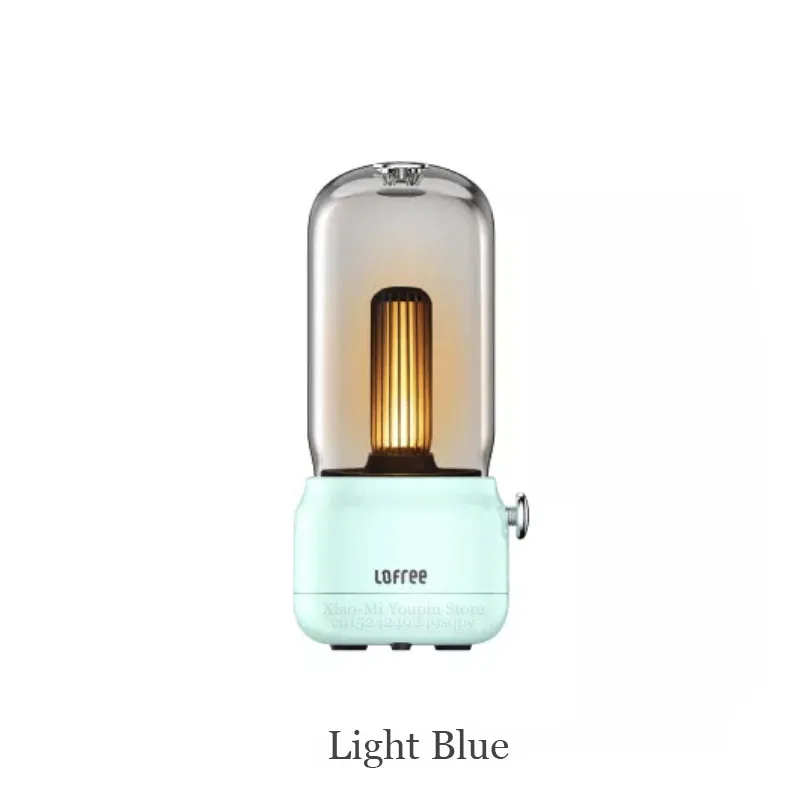 Xiaomi Mijia Lofree CANDLY Ретро Свет USB зарядка/зарядка подставка два режима света теплый как никогда теплый окружающий ощущение - Цвет: Light Blue