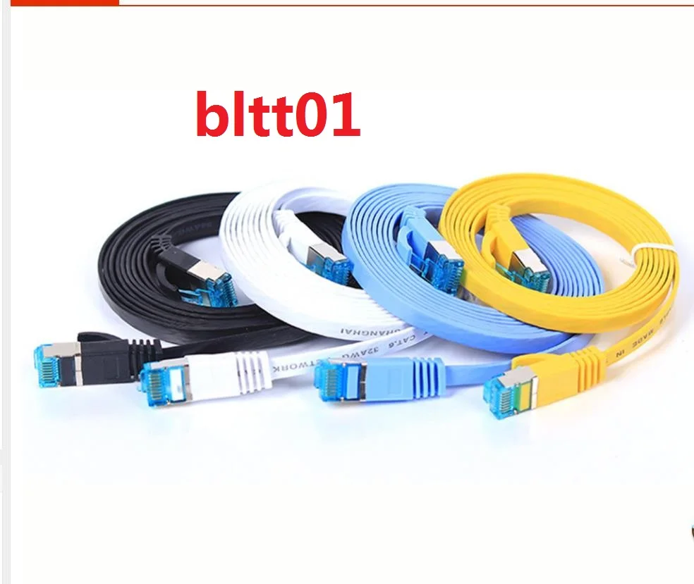 

bltt01 CAT6 Flat Ethernet Cable RJ45 Lan Cable Networking Ethernet Patch Cord for Computer Router Laptop 0.5M/1M/2M/3M/5M/8M