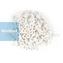 300 шт белые резиновые втулки для проводки кольцо кабель протектор 6 мм x 12 мм