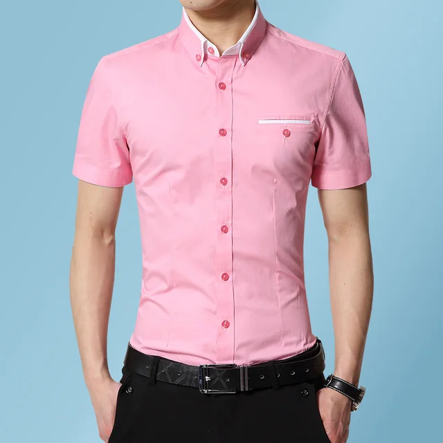 Aliexpress.com : Buy Multi color selection men shirt short sleeve 2019 ...