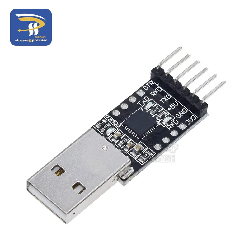 6Pin USB 2.0 to TTL UART Module Serial Converter CP2102 STC Replace Ft232 Mod FP