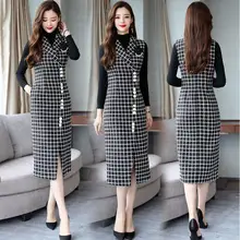 New Fashion winter Skirt Sweet Preppy Style Skirts For Young Girls Casual Women elegant Style Skirts wool pink Suspender skirts sweet style solid color button embellished women s suspender skirt