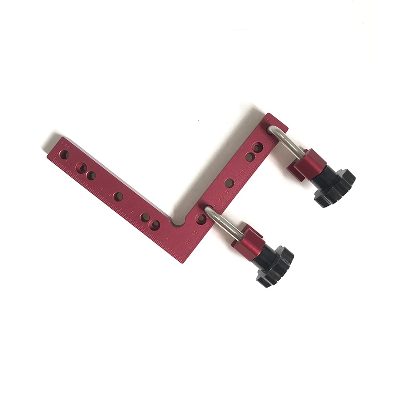 6pcs 160x160mm Square Ruler L Block Ruler 90 Degree Right Angle Positioning Panel Fixing Clip Woodworking Carpenter Tools