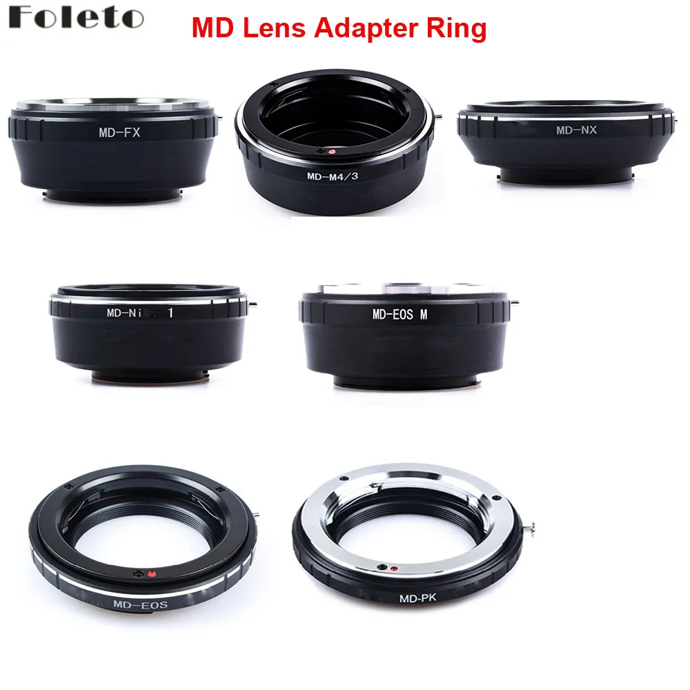Переходное кольцо для объектива камеры Foleto Minolta MD MC canon nikon pentax NX Micro 4/3 M43 Адаптер