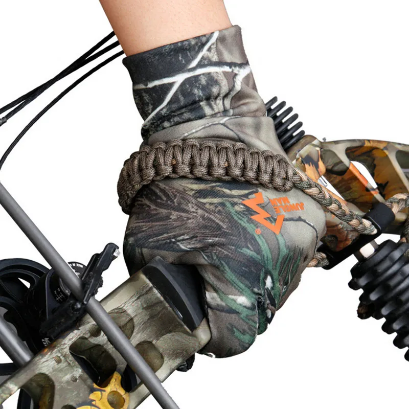 

Jungle Men Spring Outdoor Hunting Gloves Slip Elastic Good Hunting and Fishing Outdoor Camouflage Gloves