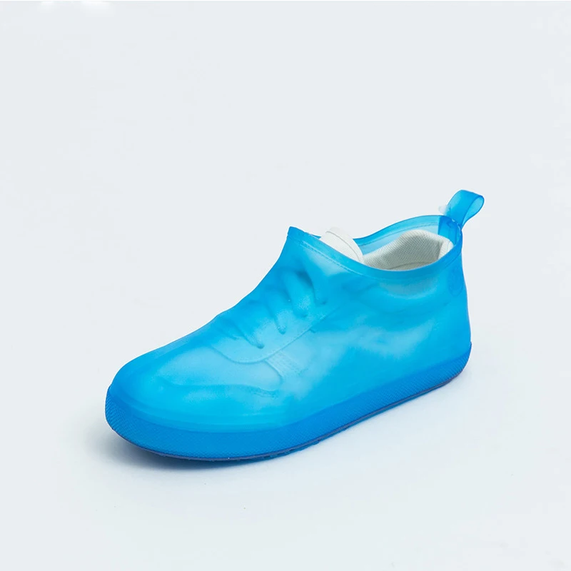 Lizeruee противоскользящие износостойкие дождевые сапоги, цветные плоские эластичные резиновые сапоги, Складные портативные водонепроницаемые чехлы для обуви