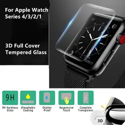Новый 3D гидрогель прозрачный ПЭТ Экран защитная пленка 44/40/42/38 мм часы Защитная пленка для экрана для Apple часы серии 4/3/2/1