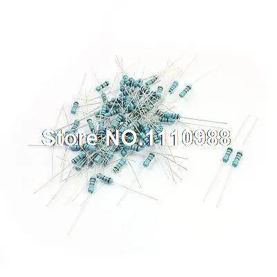 

80Pcs 1.2K Ohm 1/2W Axial Lead Type 4 Color Ring Carbon Film Resistor