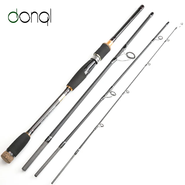 Cheap DONQL New Carbon Fiber Fishing Rod 2.1m 2.4m 2.7m 3.0m 4 Section Spinning Casting Travel Lure Rod Fishing Tackle Accessories Cheap DONQL New Carbon Fiber Fishing Rod 2.1m 2.4m 2.7m 3.0m 4 Section Spinning Casting Travel Lure Rod Fishing Tackle Accessories