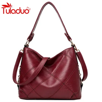 

Thread Luxury Hobos Women Handbags 2017 Fashion Plaid Women Shoulder Bags Soft Leather Bag Sac A Main Ladise Crossbody Bag Totes