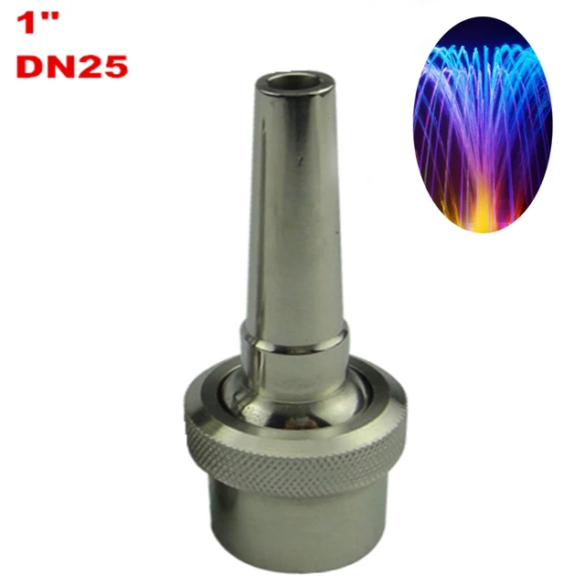 Factory Direct 1" DN25 Stainless Steel Multi Jet Water Fountain Nozzle
