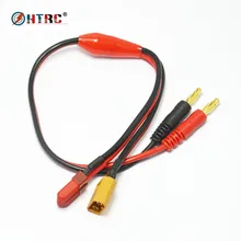 HTRC Lipo Battery Charge cable with XT60 male connector Deans T plug for imax B6 B6AC