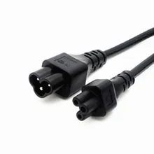 IEC320 C5 гнездовой разъем к IEC320 C7 мужской удлинитель питания шнур C5 к C6 для PDU UPS кабель конвертер шнур 0,6 м/2 фута