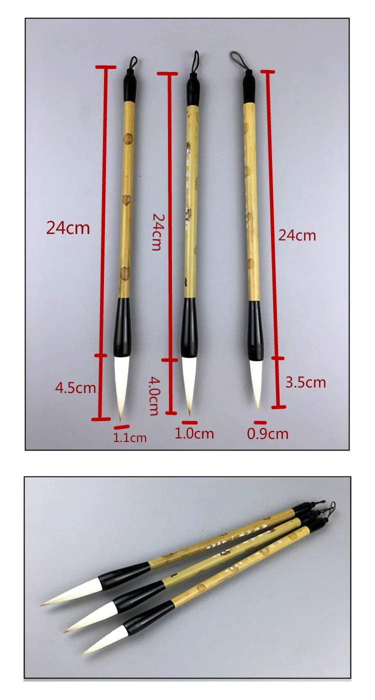 Кисточка для китайской каллиграфии ручка набор ласка шерстяные смешанные волосы живопись, каллиграфия ручка L/M/S Размеры набор кистей четыре сокровища исследования