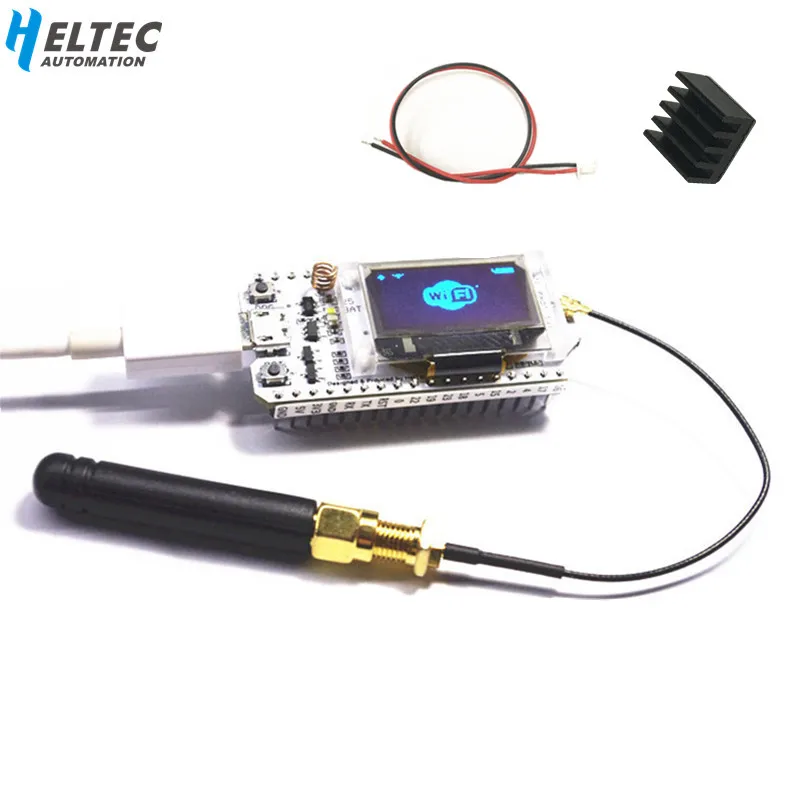 868 мГц 915 SX1276 ESP32 Lora 0.96 дюймов синий OLED Дисплей Bluetooth WI FI комплект 32 развитию для